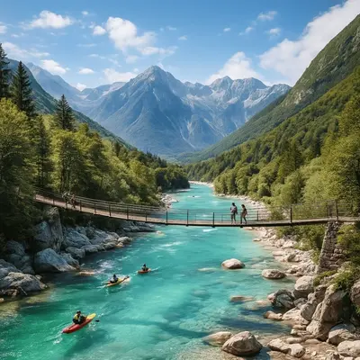 Soca-Tal in Slowenien